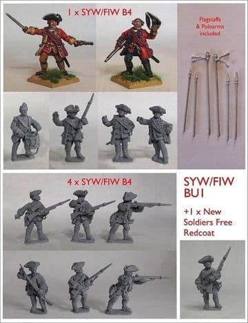 SYW/FIW BU1 British Line Inf Firing Line Unit