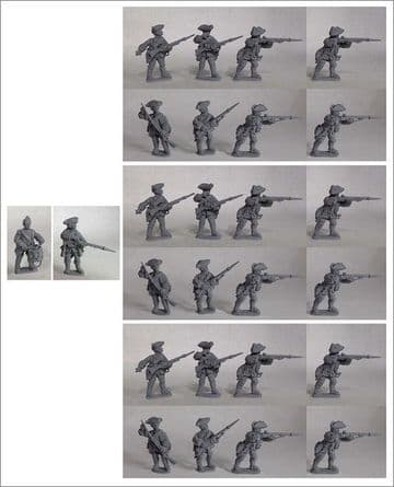 SYW/FIW BU3 British Line Inf Firing Line Unit 3