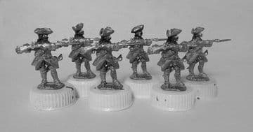 SYW/FIW F6.8 Grenadiers in Tricorn, Charged Bayonets (8 figure pack)