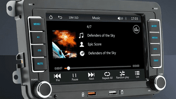 7" HD Car MP5 Player with Wireless Apple CarPlay & Android Auto