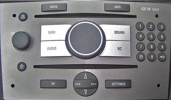 Latest 2015 Sat Nav Disc Update for VAUXHALL/OPEL CD70