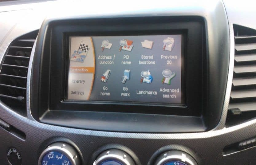Latest 2016 Sat Nav Disc Update for Mitsubishi MP8000