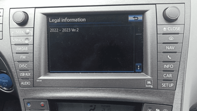 Toyota Lexus GEN7 EMVN 11HDD Sat Nav Map Update USB Europe