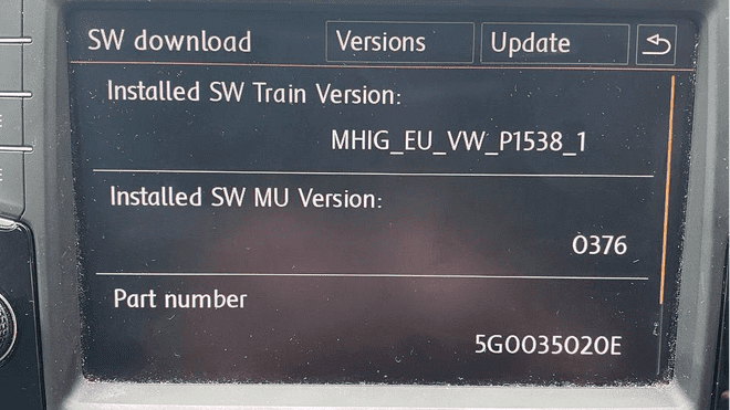 2024 VW MIB1 MHIG Sat Nav SD Card Map Update