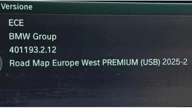 Latest 2025-2 Sat Nav Update for BMW PREMIUM Navigation