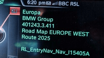 Latest 2025 Sat Nav Update For BMW ROUTE Navigation Map