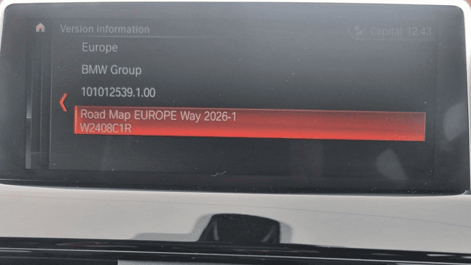 BMW MINI 2026-1 WAY Navigation Map Update | Europe