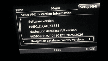 Latest 2026 Audi A3 Sat Nav SD Card Map Update | MMI MIB1 High (MHIG) Navigation Europe & UK