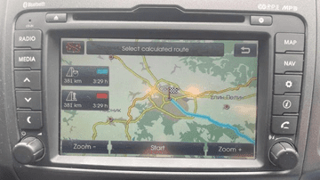 Latest 2026 Sat Nav USB Update Kia Gen1 Navigation Map Europe