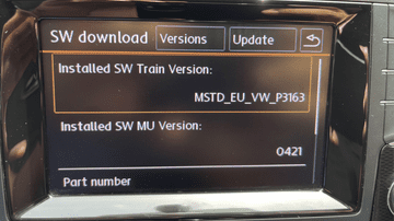 Latest VW MIB1 Standard Composition / Discover Media Firmware Update P5301
