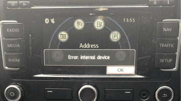 Volkswagen RNS315 Navigation Recovery SD Card – Internal Device Error Fix