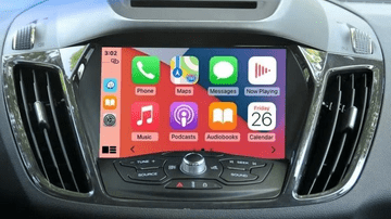 Wireless Apple CarPlay & Android Auto Retrofit for Ford SYNC 2 with 8-Inch Display