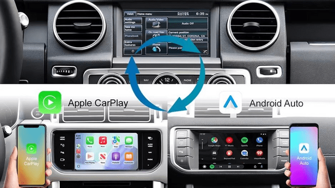 Wireless CarPlay Android Auto for Land Rover & Jaguar Bosch System
