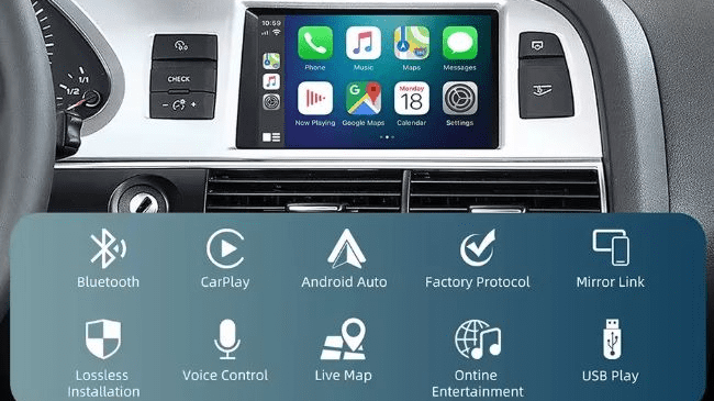Audi CarPlay Android Auto Retrofit (MMI 3G 2009–2018)