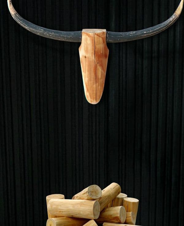 Cattle Skull Wall Art - STYLE NO.1