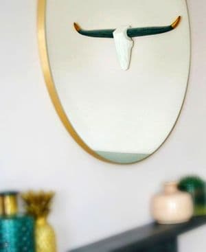 Cattle Skull Wall Art - STYLE NO.4