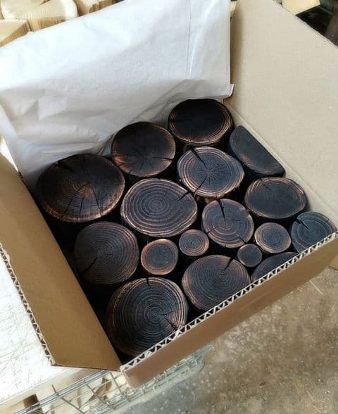 Decorative Logs - BLACKENED