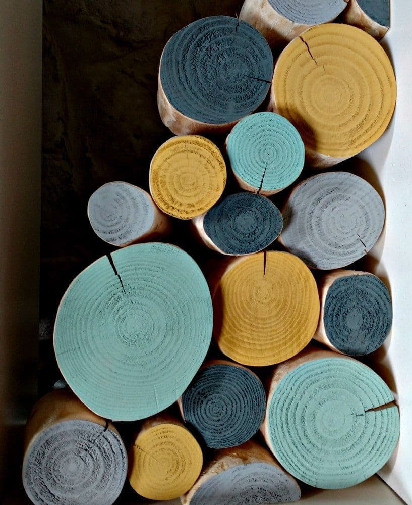 Decorative Logs - EARTHENWARE Colour Mix