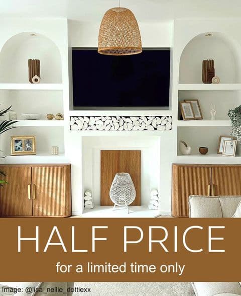 Decorative Logs - SCANDI SPLIT STYLE