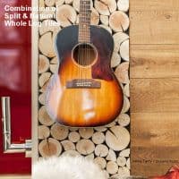 Log Wall Tiles - RUSTIC SPLIT STYLE