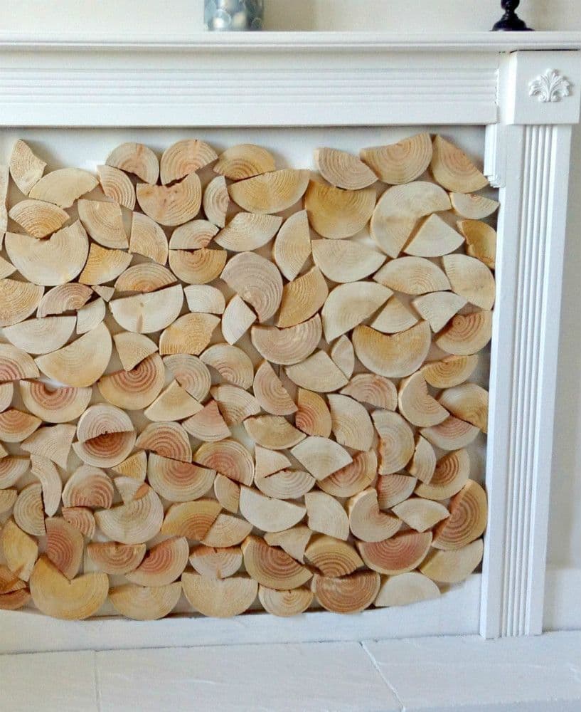 Log Wall Tiles - RUSTIC SPLIT STYLE