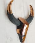 VALHALLA *ONE-OFF* COPPER ACCENTS BULL'S HEAD
