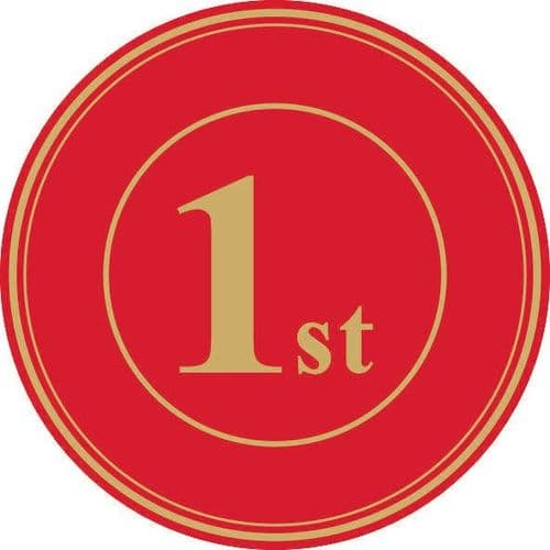 68mm Printed Centre Boards - Placings & Officials