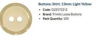 : Shirt: 13mm: Light Yellow