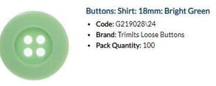 : Shirt: 18mm: Bright Green