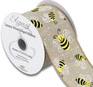 0 21119 Eleganza Wired Edge Smiley Bee