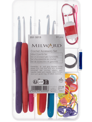 0 2513213 Crochet Accessory Set: Large