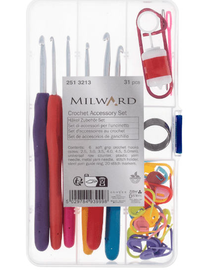 0 2513213 Crochet Accessory Set: Large