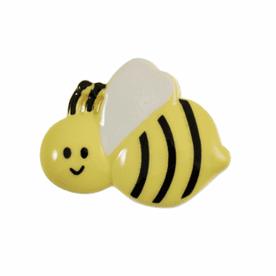 0 2B\2774 BEE BUTTONS 22MM