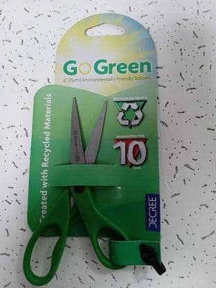 0 4147 Go Green RECYCLED scissor 6"