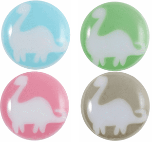 0 A2779 DINOSAUR BUTTONS 22MM
