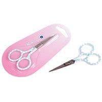 0 B5429.BLUE Scissors: Polka Dot: 9cm/3.5in - Blue