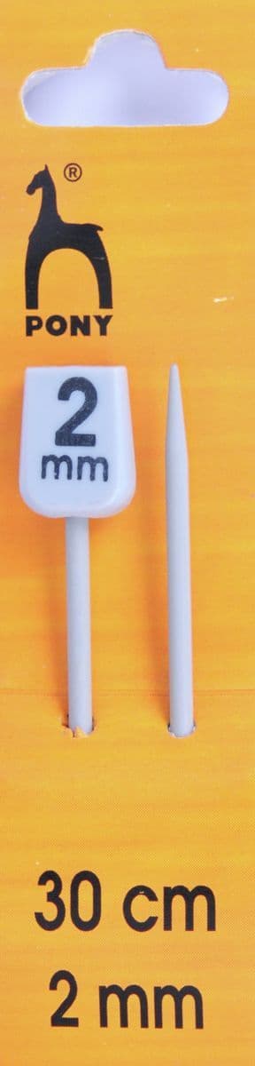 0 Classic: Knitting Pins: Single Ended: 30cm - Choice of Sizes