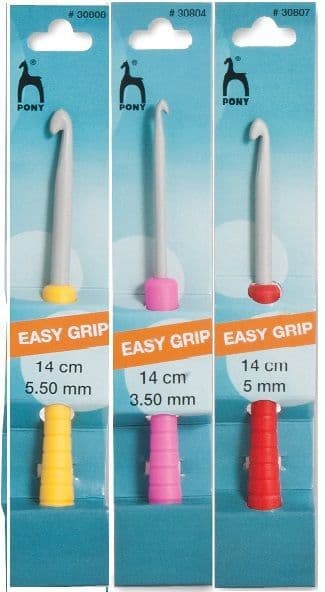 0 Crochet Hook: Easy Grip r: 14cm 2mm to 6mm