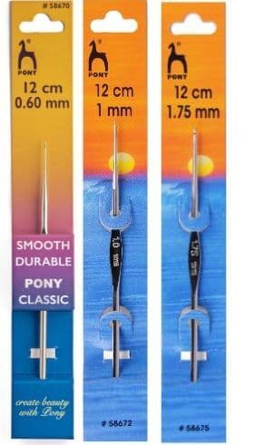 0 Crochet Hooks 0.6mm to 1.75mm