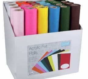 0  Felt Roll: Acrylic: 1m x 45cm: