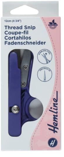 0 H385 Thread Snips: Multi Cut: Soft Grip: 5in