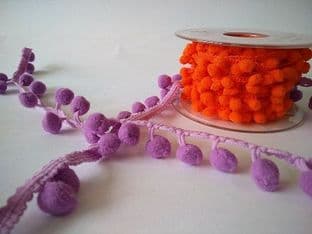 0 Mini Pom Pom Trim - 10m - Full Colour Range