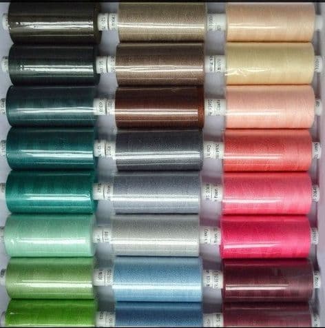 0           Moon Spun Polyester Sewing Thread - 24 spool Assortment