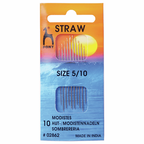 0 P02862 Gold Eye Sewing Needles: Milliners Size 5-10 - Pony