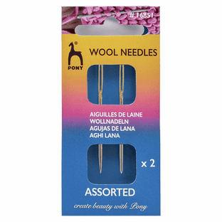 0 P16851 Gold Eye Sewing Needles: Wool - Pony