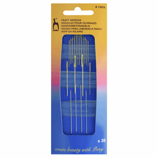 0 P19856 Gold Eye Sewing Needles: Craft - Pony
