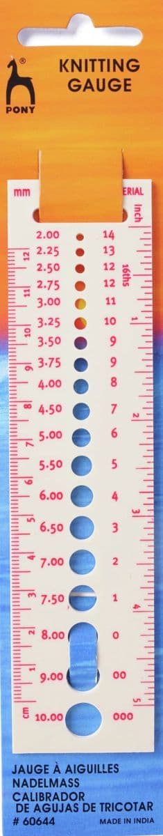 0 P60644 Knitting Gauge