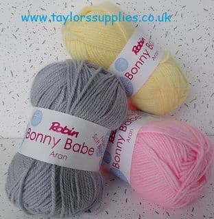 0 Robin Baby Aran Knitting Yarn - 10 x 100g balls