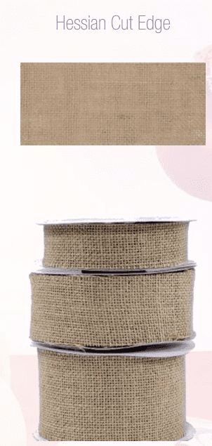 0  SR 1503 HESSIAN CUT RIBBON