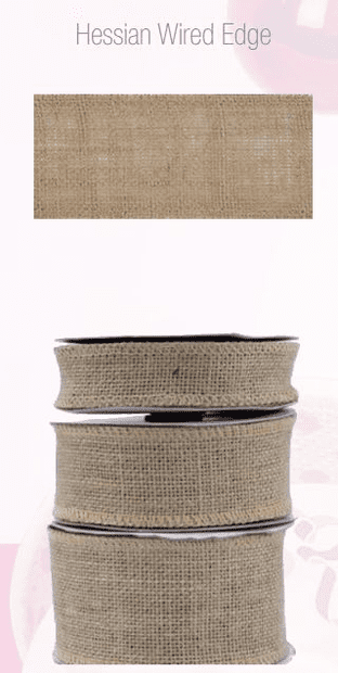 0 SR 1504 HESSIAN EDGED RIBBON